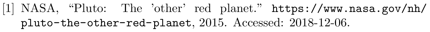BibTeX example: misc citation style ieeetr